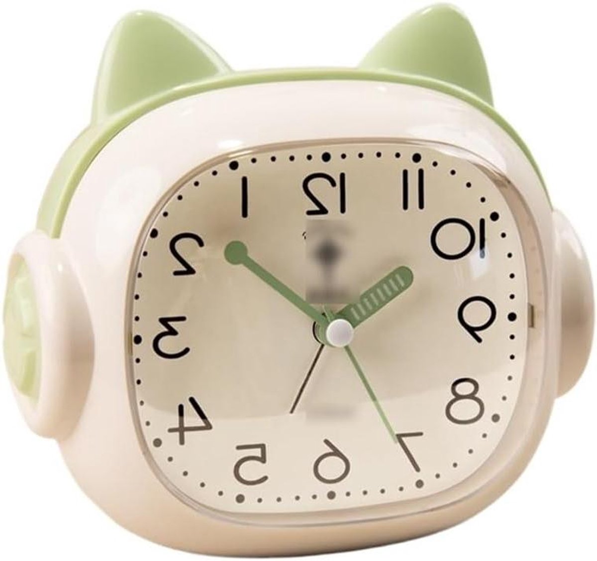 Muziekwekker - Nachtkastje Wekker - Wakker Worden - Groot Volume - 100x100mm - Groen