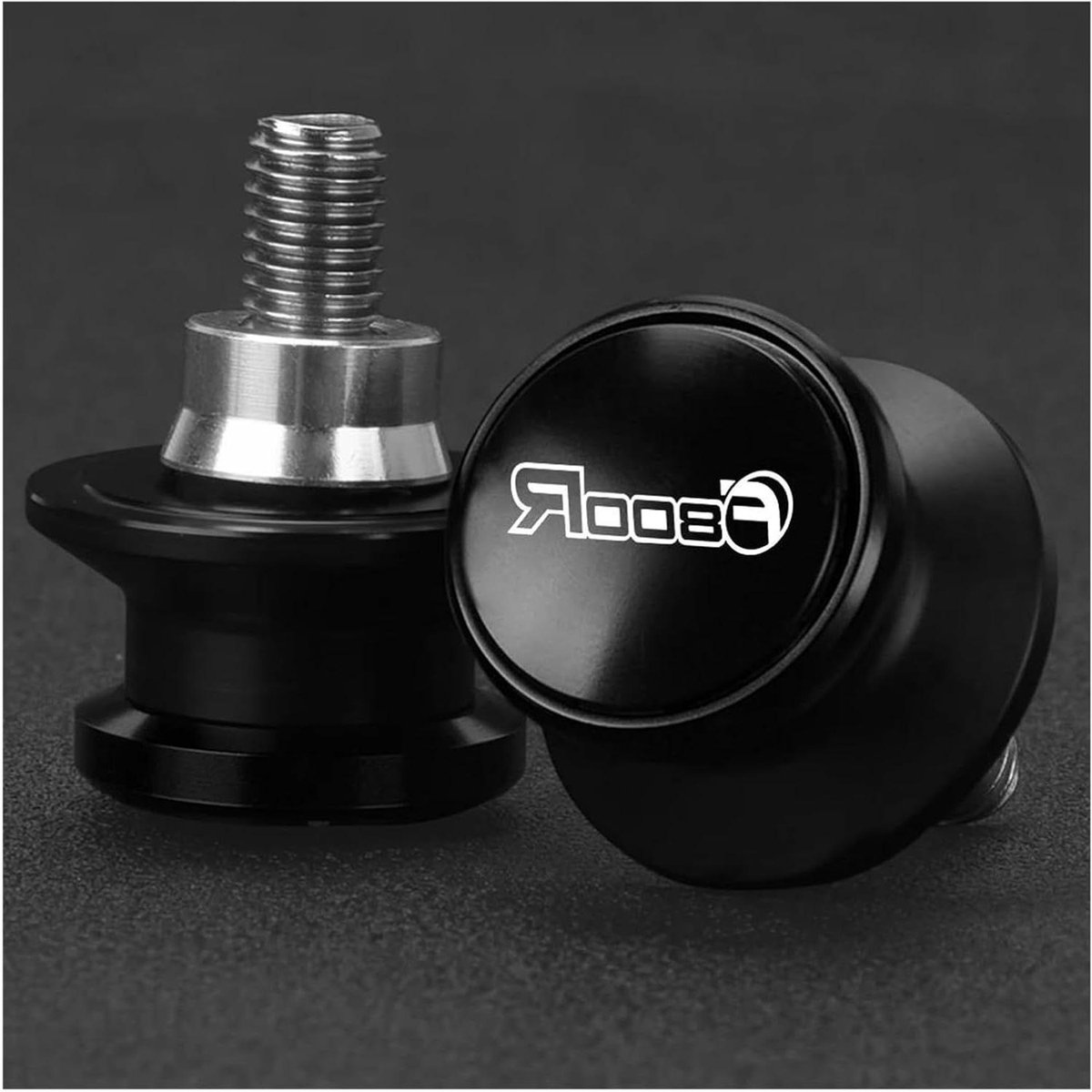 Swingarm Spoelen - Achterstandaard Schroeven - Motorfiets Stabiliseren - CNC Aluminium Constructie - 6 MM - Zwart