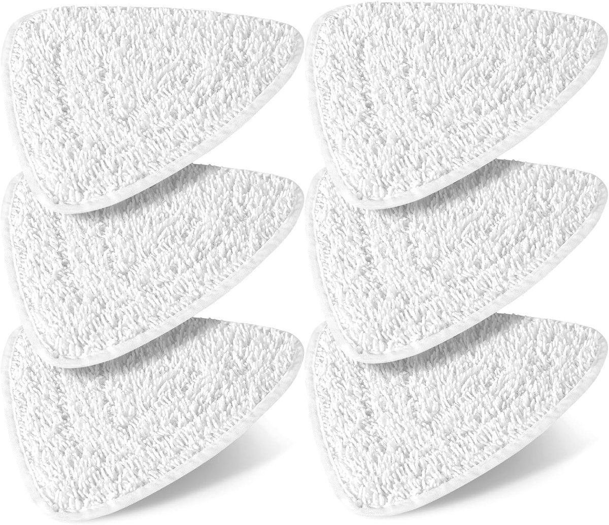 6 Pack für Vilead Steam Plus Dampfreiniger Ersatzbezug Kompatibel mit vileda Steam Dampfreiniger Ersatzbezüge und Vileda Steam PLUS Dampfreiniger, Tücher für vileda Bodenwischer Ersatzbezug