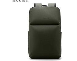 CarryQuest® - BANGE Laptop Rugzak 15.6 inch - Zakelijke Business Backpack 27L - Waterafstotende Rugtas met Laptopvak, Anti-Diefstal Vak, Trolleyband & Organizer - Groen