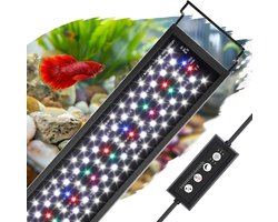 LED Aquarium Verlichting Full Spectrum voor Zoetwater Vissen en Planten - Dimbaar & Timer