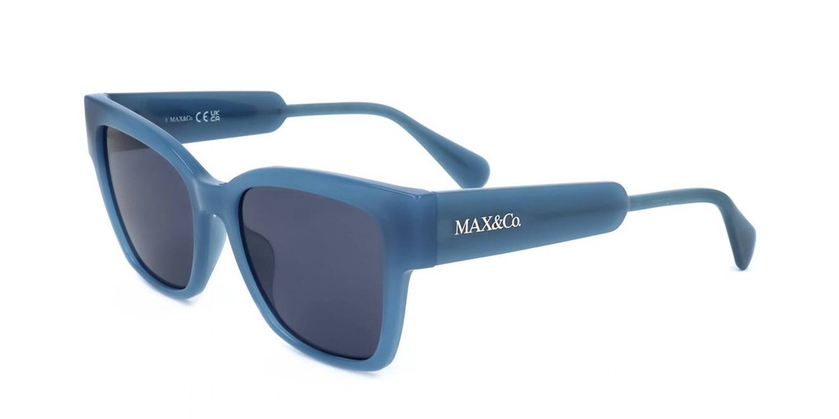 Max&co. MO0045 Shiny blue 52/17/140 WOMAN Zonnebrillen