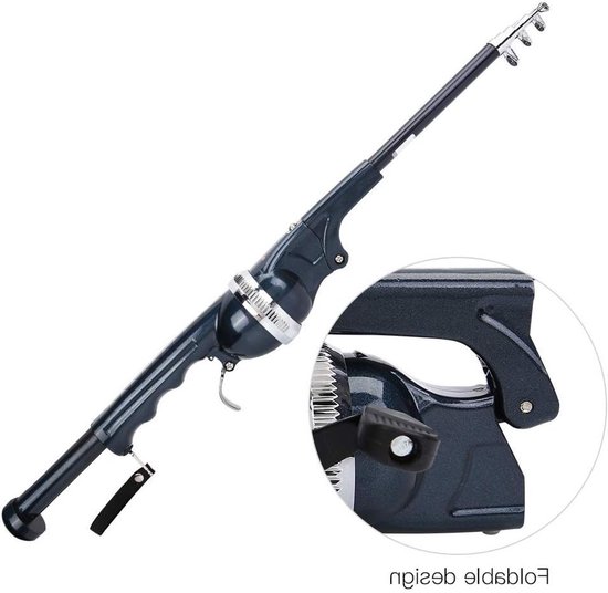 aladdien - Vistuig Hengel - Telecopische Hengel en Haspel Combo - Draagbaar en Opvouwbaar - Inclusief Vislijn - Perfect voor Sportvissen - 26,5 x 8,... van Aladdien — afbeelding 5