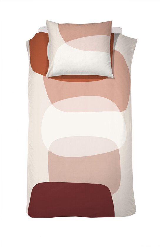 Cinderella Kiezel Dekbedovertrek - Eenpersoons - 140x200/220 cm - Naturel van Cinderella — afbeelding 3