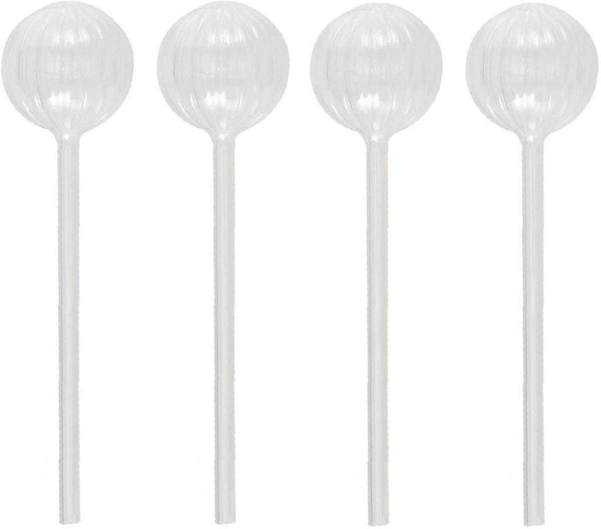 Boltze Planten Waterdruppelaar - set 4x stuks - glas - kunst