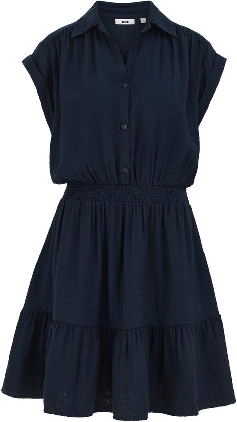 WE Fashion Dames jurk met smock-detail