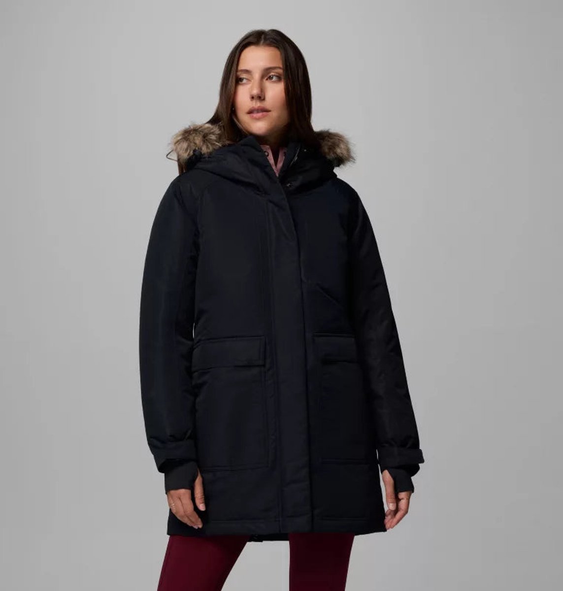 Columbia Little Si II Waterproof Parka W S Zwart