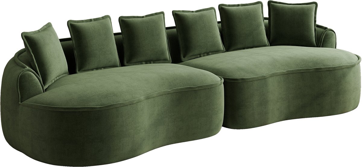 REDOM - Modulaire Bank - Diepe zitting en brede armleuningen - Moderne sofa voor in de woo