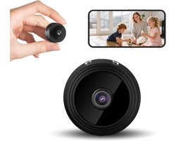 Mini Camera - Hidden Camera Wifi 1080P - Nachtzicht En Bewegingsdetectie - Audio En Video Opname - Compact Zwart Design - Tf Kaart Ondersteuning - Voor Huis Baby En Huisdier