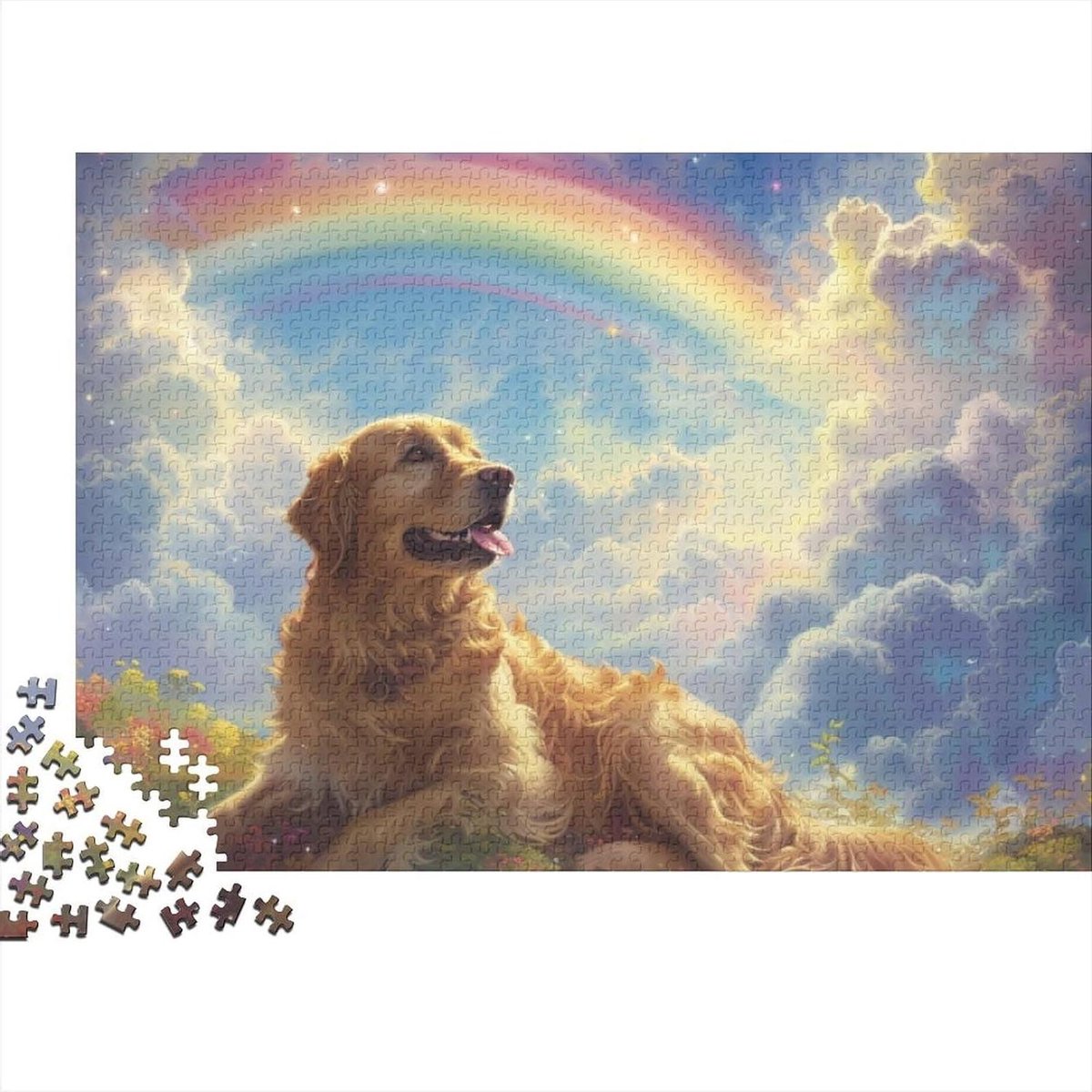 Puzzel 1000 stukjes - Kleurrijke kunst - Creatief vermaak - Inclusief poster - 75 x 50 cm - Meerkleurig