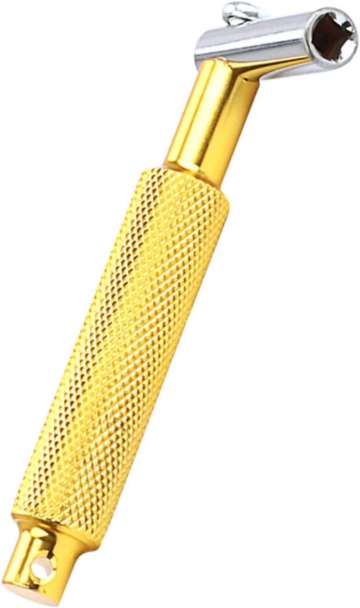 Drumsleutel - Stemgereedschap - Drumkop Stellen - Z-vorm Ontwerp - 10.1 x 3.65 cm - Goud