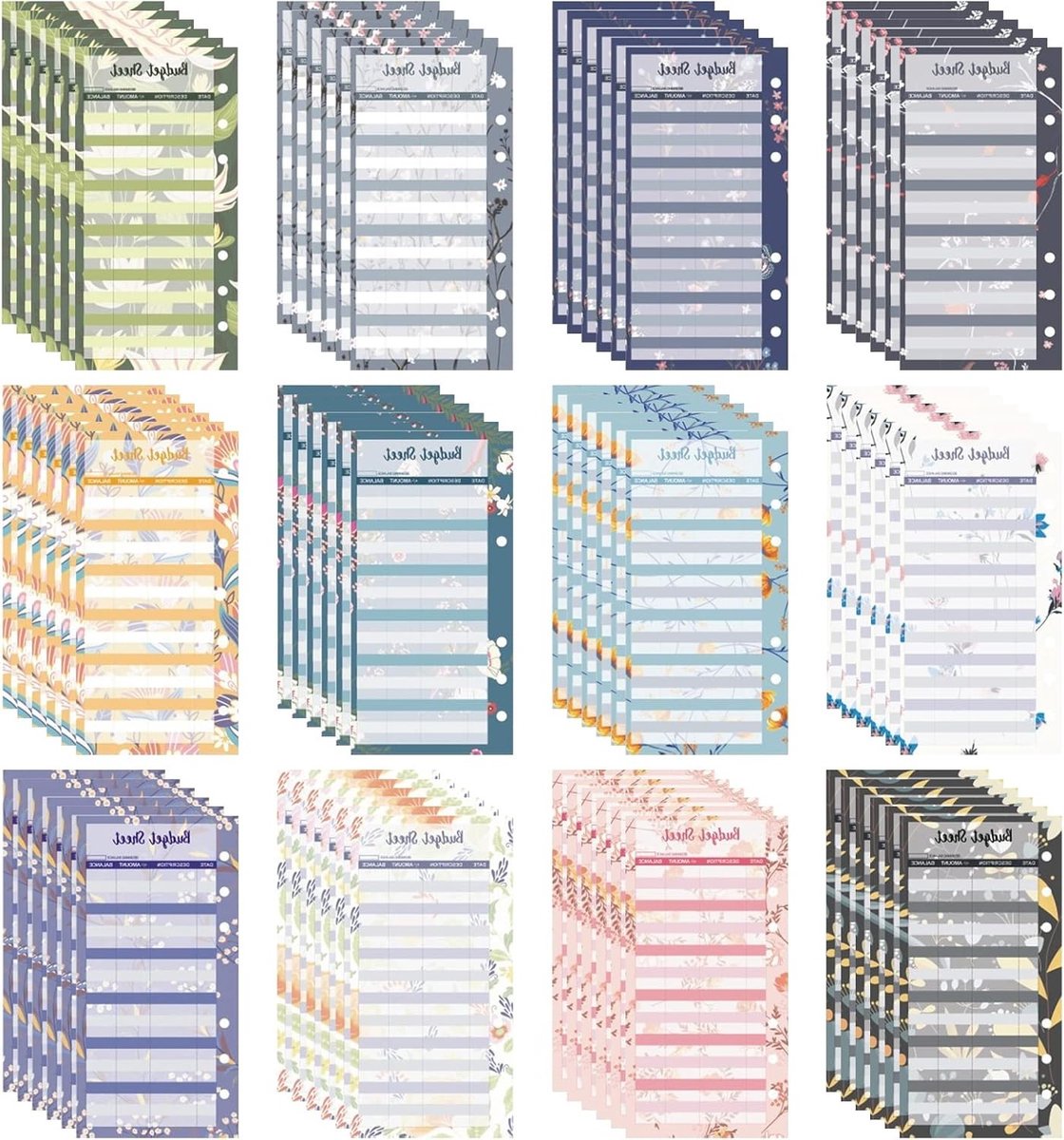 A6 Budget Planner met 72 Vellen, Geld Organiser, 6 Gaten Ringband en Navullingen voor Effectief Budgetteren