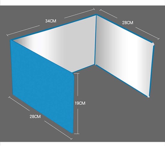 Camping Windscherm - Outdoor Kookscherm - Efficiënt Koken - Vouwbaar RVS Ontwerp - 90x19cm - Zilverkleurig — afbeelding 4