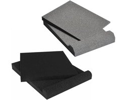 Subwoofer Isolatie Pad - Vibratie Demper - Geluid Verbeteren - Hoge Dichtheid Schuim - 30x17x4 cm - Zwart