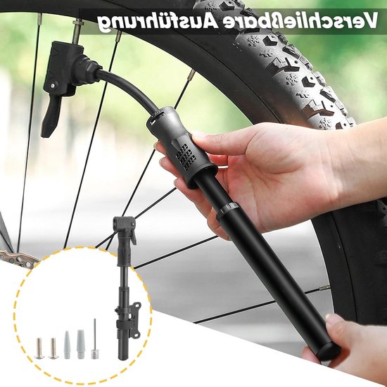 Mini Fietspomp - Draagbare Luchtpomp voor Fietsen, Geschikt voor Mountainbikes en Stadsfietsen, Compact en Efficiënt — afbeelding 3
