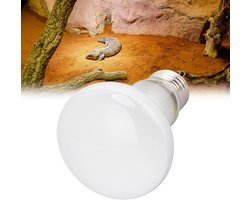 Reptiel Warmtelamp - Keramische Lamp - Terrarium Verwarming - Dag Nacht Simulatie - 75 Watt - Wit