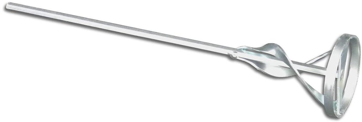 Rondemixer - Verfroerder garde - Mengen van vloeistoffen - Verzinkte uitvoering - 80 x 400 mm - Zilverkleurig