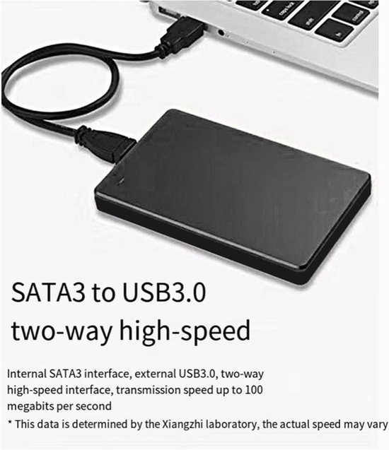 Externe Harde Schijf - Mobiele Opslag - Bestanden Opslaan - Snelle USB 3.0 - 1TB - Rood — afbeelding 5