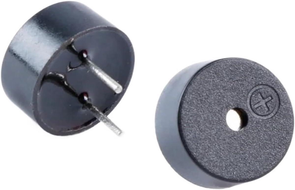 Passieve Zoemer - Piëzo Component - Elektronische Projecten - Mini Formaat - 10 Stuks - Zwart