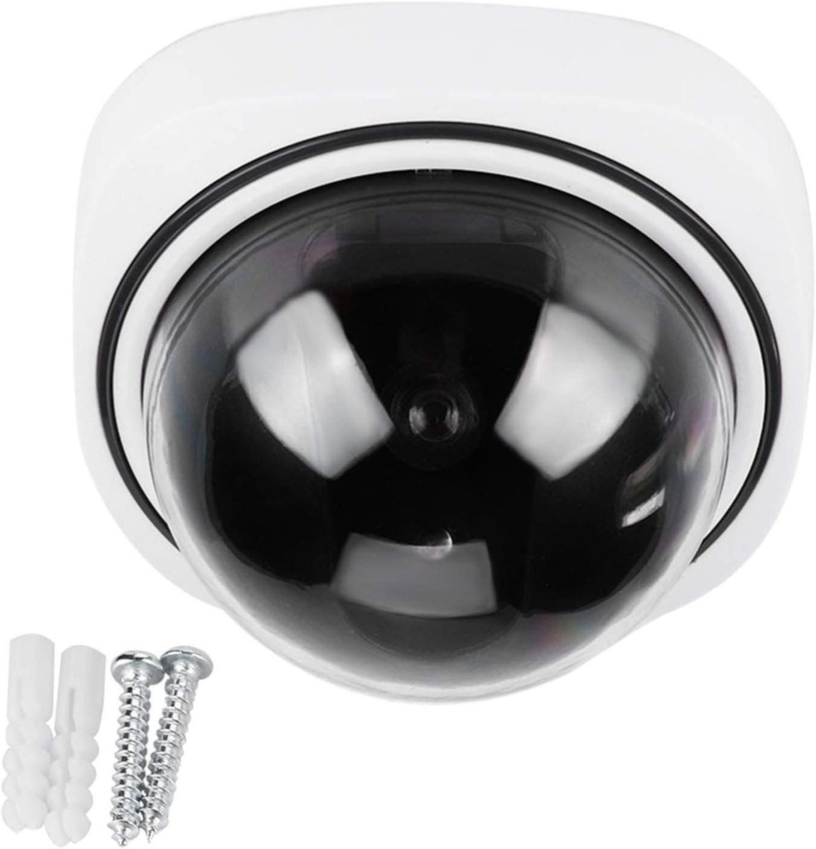 Nep Bewakingscamera Dome - Lokaas Camera - Huis Beveiligen - Met LED Indicator - 11 x 11 x 7 cm