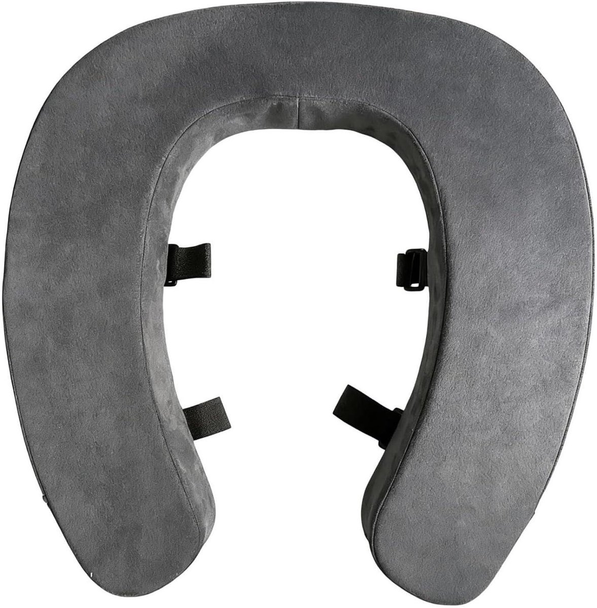 Toiletverhoger Schuim - Zacht Kussen - Extra Comfort - Hoge Dichtheid Schuim - 5 cm Dik - Zwart