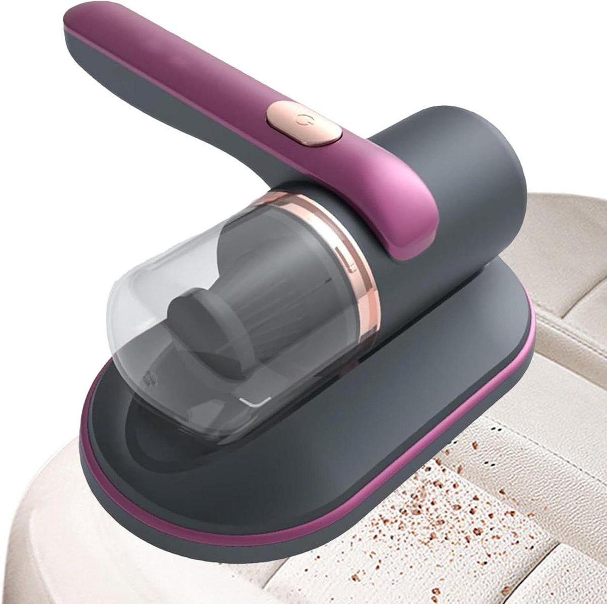 Matras Stofzuiger - Bedreiniger - Hygiënisch slapen - Krachtige zuigkracht - 20.8L x 19.5B - Paars