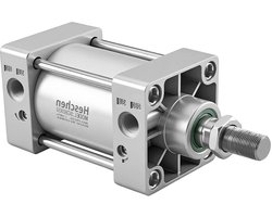 Pneumatische Cilinder - Dubbelwerkend - Industriële Automatisering - Enkele Staaf - 80mm Boring 50mm Slag - Metaal
