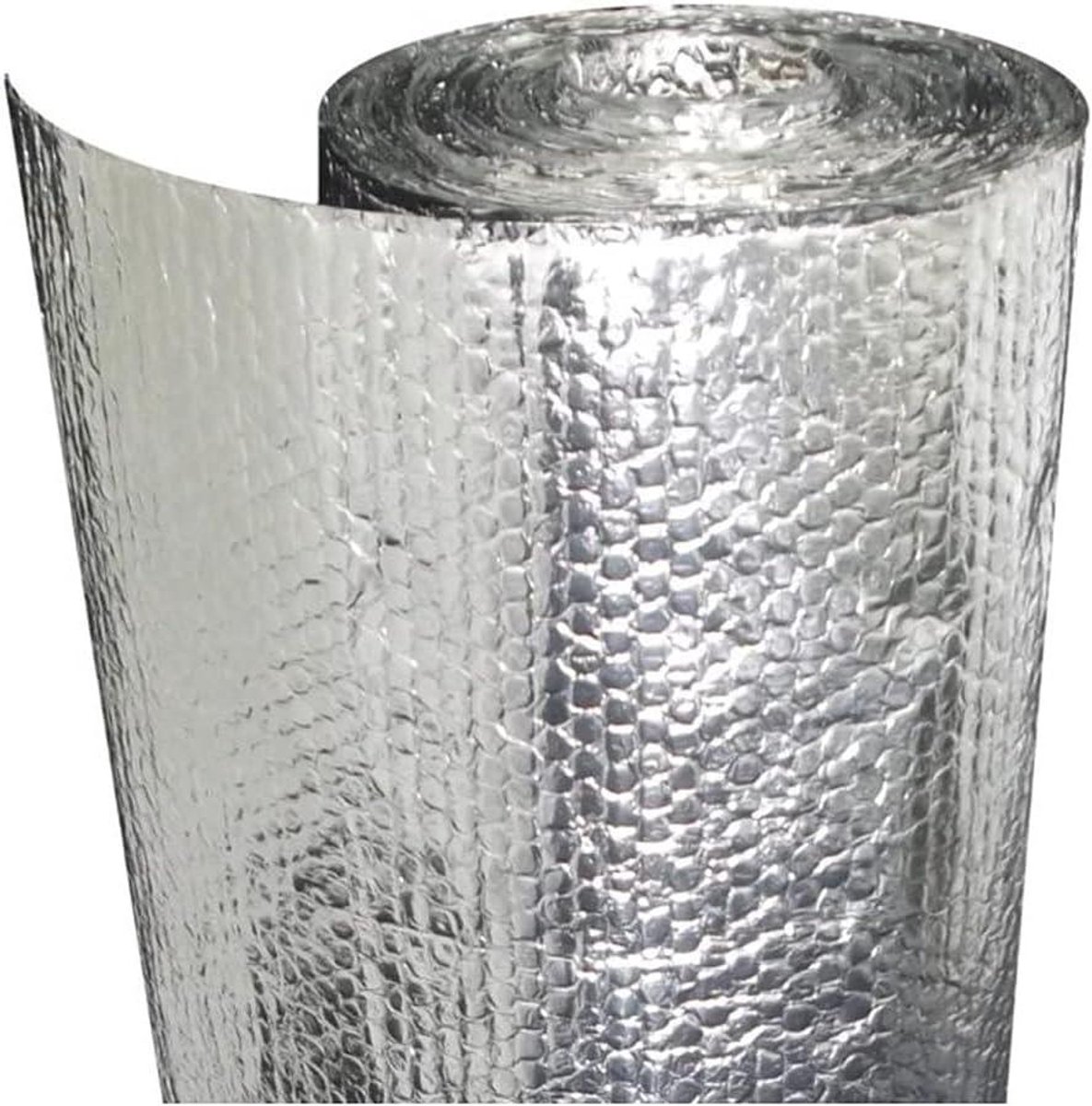 Isolatie Folie - Thermoscherm - Energie Besparen - Dubbele Bellenkern - 4-5mm dik - Aluminium