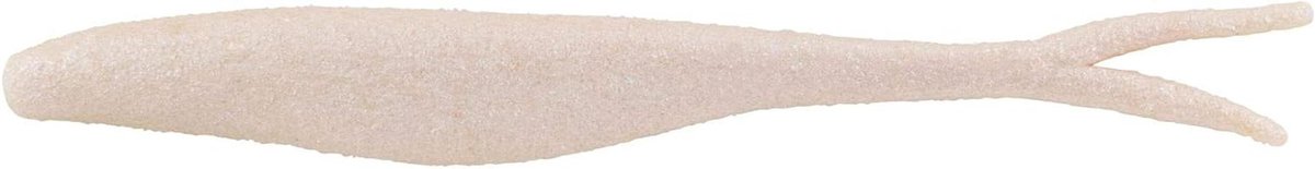 Jerk Shad Visaas - Zacht Kunstaas Jerkbait - Vissen Vangen - Supercharged Geur - 5 inch - Witte Parel