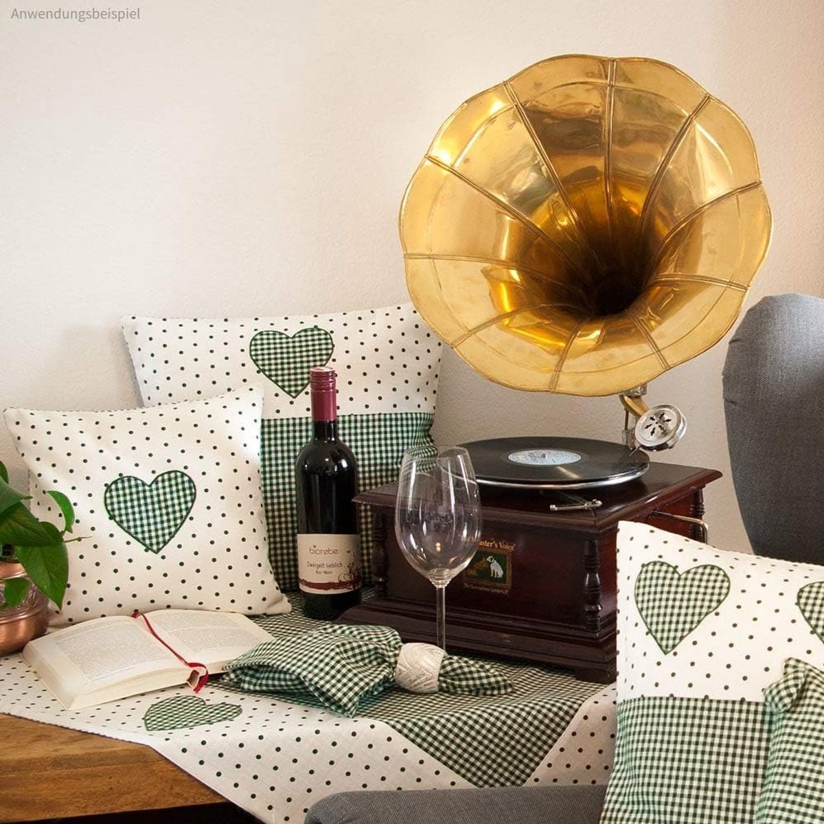 Placemats - Tafellinnen - Tafeldekken - Landhuisstijl design - 33x48 cm - Rood