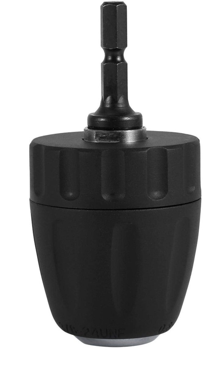 Dailygoods - Boorhouder Zeskant Adapter - Keyless Boorkop - Sterk en Duurzaam - 10 mm Capaciteit - Geschikt voor Boormachine - 1/4 inch Adapter