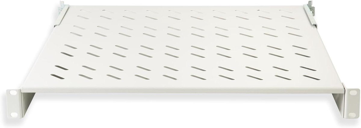 Plank voor kast - Rack plank - Apparatuur organiseren - Verstelbare steunen - 45 cm diep -