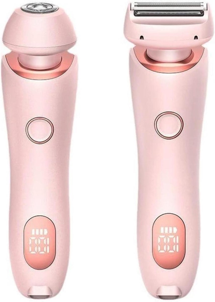 Elektrisch Scheerapparaat - Gezicht Trimmer - Glad Scheren - Volledig Waterdicht - 167mm - Roze