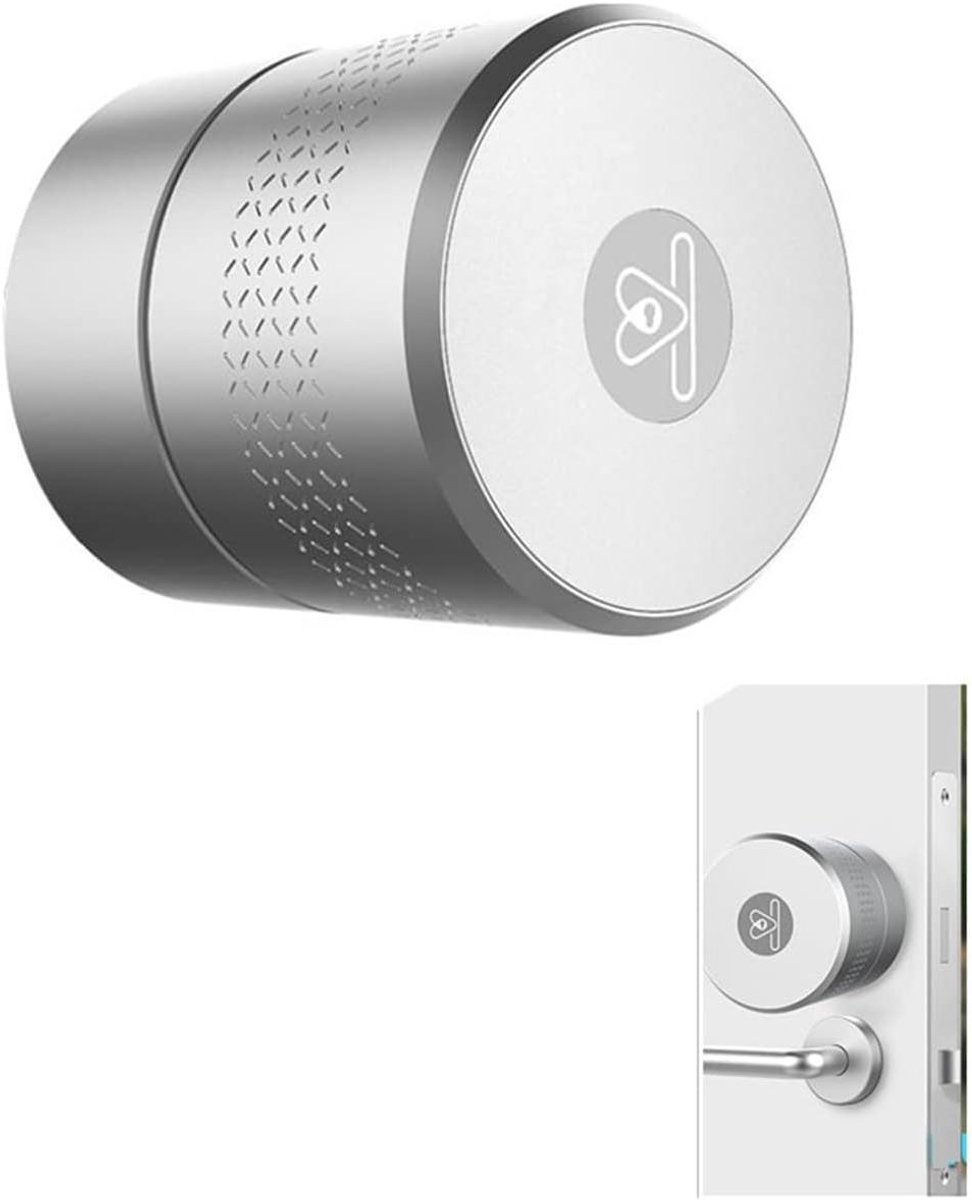 Slim Deurslot - Digitaal Deurbeslag - Sleutelloze Toegang - Eenvoudige Installatie - 60x60x75 mm - Zilver