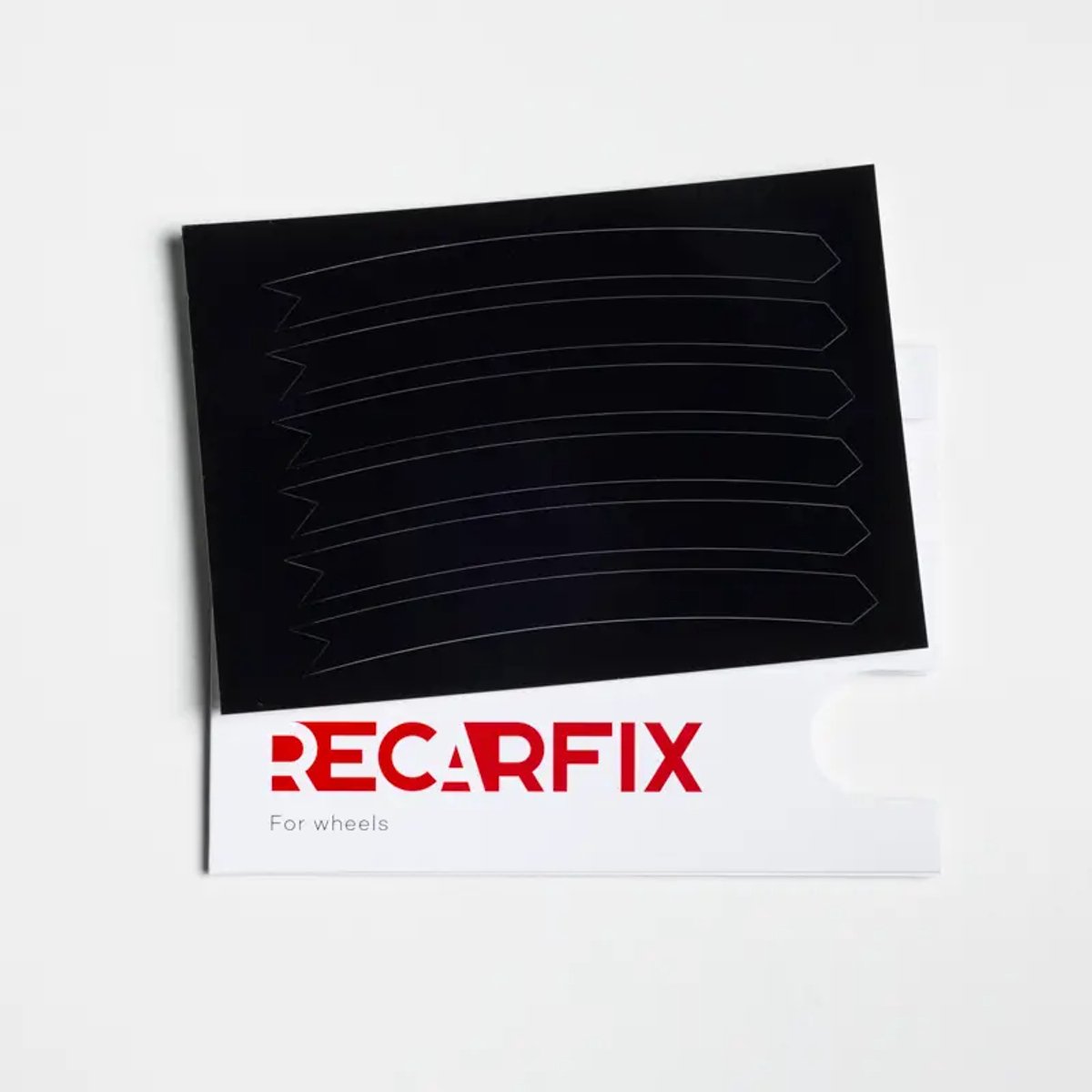 Leapmotor Velgschade Patches Gloss Black velgen – Zelfklevende velgreparatie bij stoeprandschade