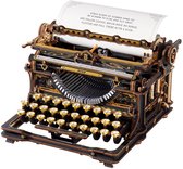 Robotime Mechanical Typewriter (classic version) - LK703B - ROKR Mechanical Gears Series - Typemachine - Bouwpakket - Knutselen