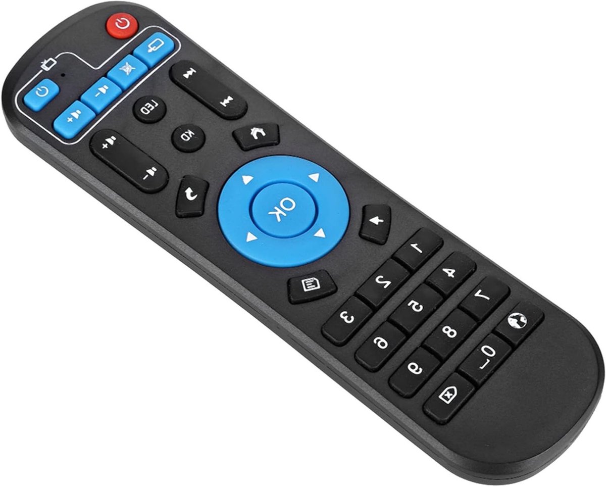 Universele Vervangende Afstandsbediening voor Set Top Box - Geschikt voor T95Z Plus, T95U Pro, T95V Pro, Q Plus en QBOX - Ideaal voor Streaming en TV Bedieningen