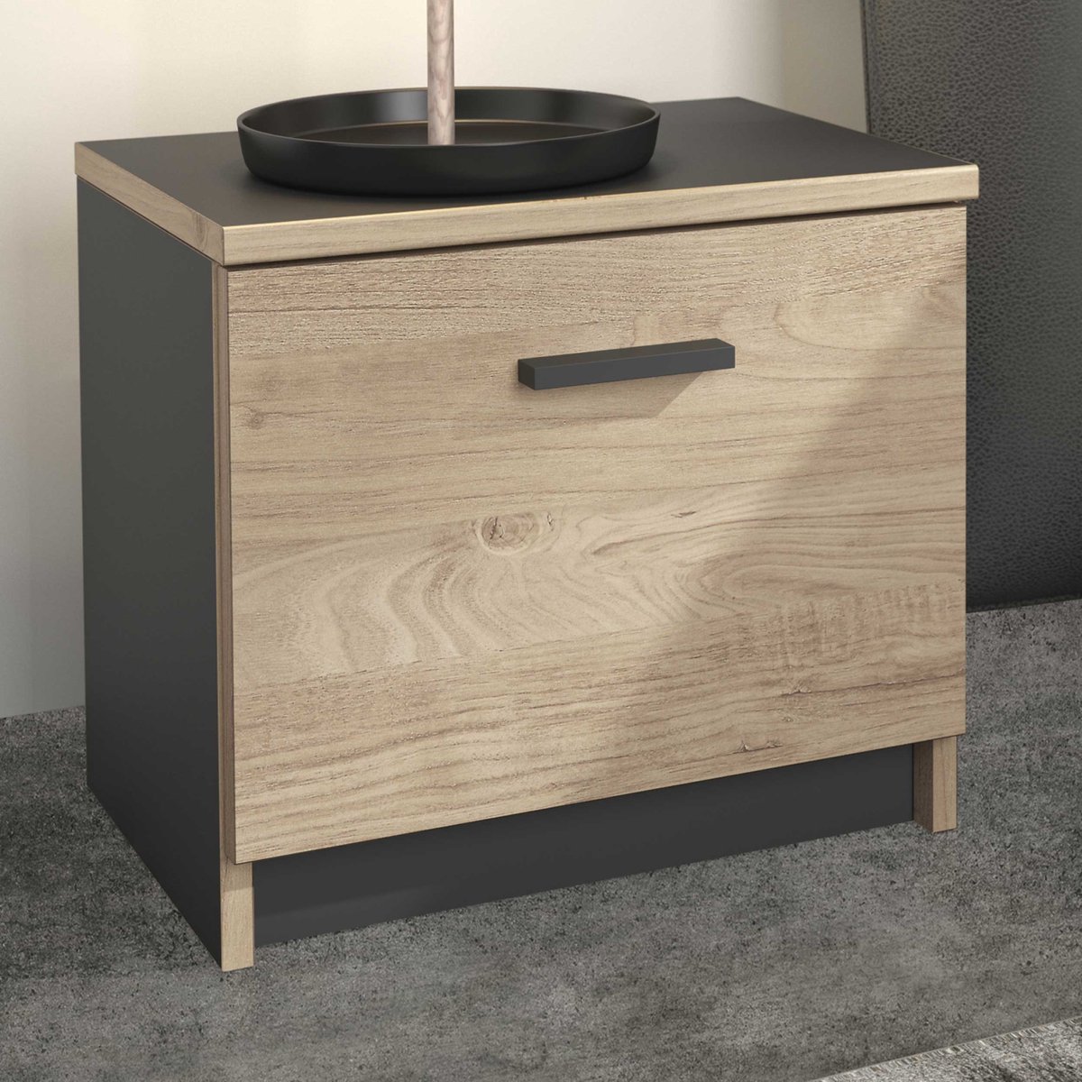 Nachtkastje Tonight | 40 X 30 X 36 Cm | Oak-design