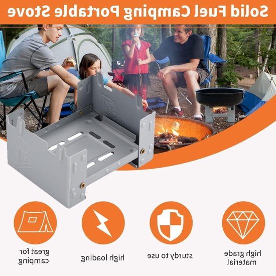 Compacte alcoholbrander 95x75mm voor kamperen, picknicken en wandelen - Ideaal voor buitenactiviteiten — afbeelding 5