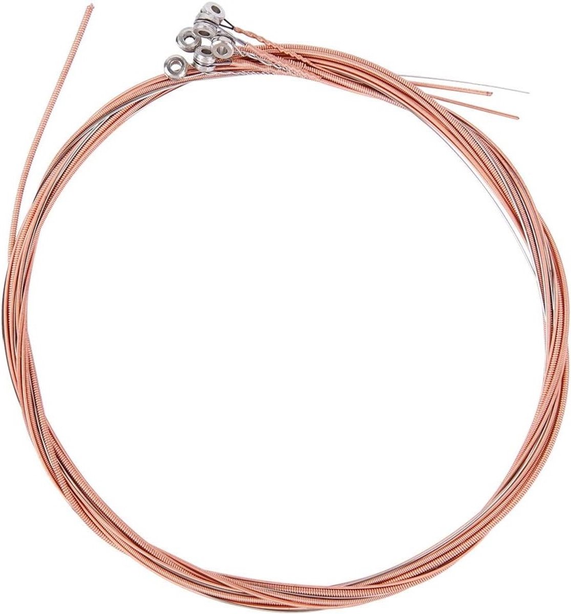 Folk Akoestische Gitaar Snaren - 6 Snaren van Staal met Koper en Messing - Muziekinstrument Accessoires voor Geluid en Speelcomfort