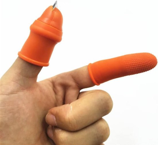 Allecto - Siliconen Duimmes - Tuin Separator - Ergonomisch en Comfortabel - Voor Oogsten van Groenten en Fruit - Met Vinger Protector - Ge... van Merkloos	 — afbeelding 3