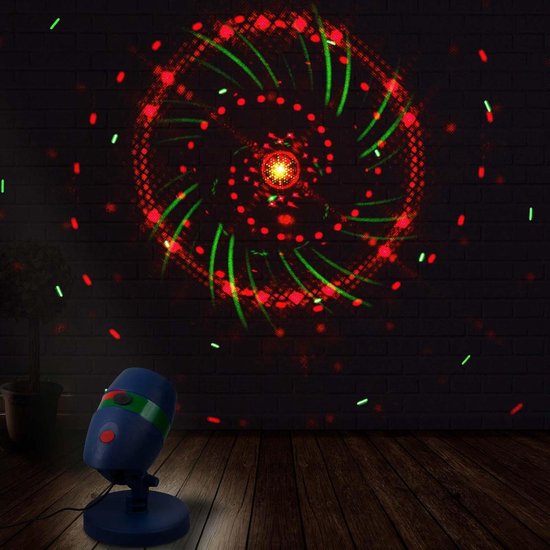 Laser projector kerstdecoratie - binnen en gebruik |