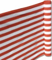 Balkonscherm - Kleur Terracotta/Wit - Balkondoek - 500x90cm - Duurzaam