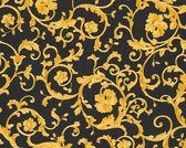 KLASSIEK BEHANG | Design - geel goud zwart - A.S. Création Versace 3