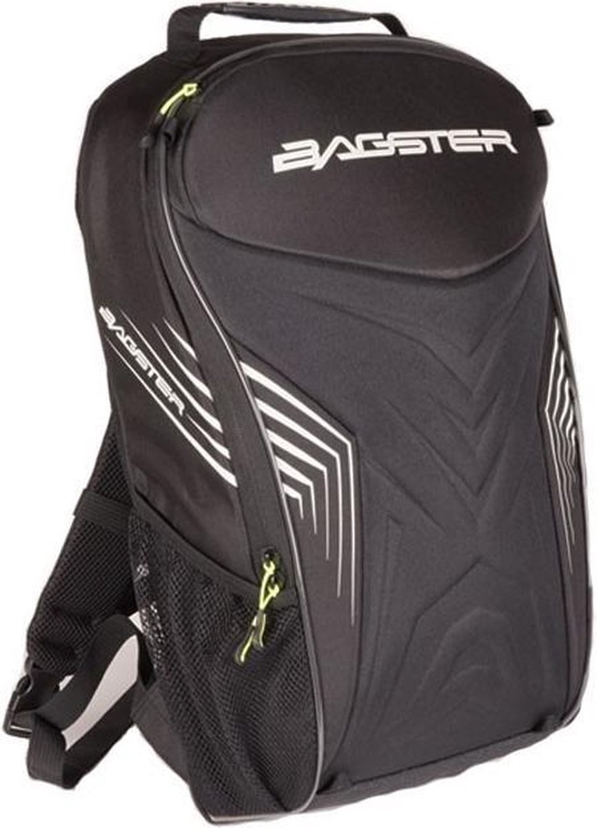 Bagster Rac'R Black White Backpack