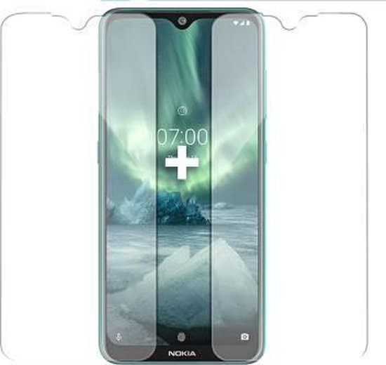 3 Stuks Screenprotector Tempered Glass Glazen Gehard Screen Protector 2.5D 9H (0.3mm) - Nokia 6.2 / 7.2