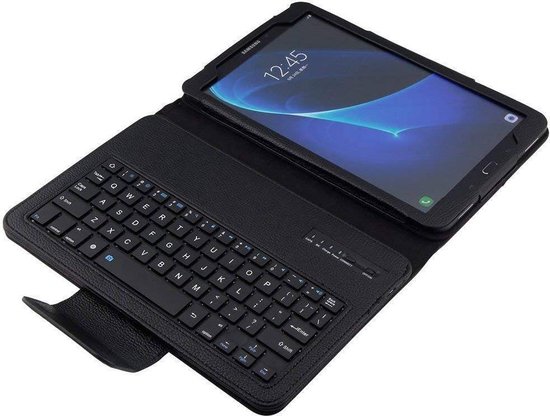 Samsung Galaxy Tab A 10.1 T580/T585 Bluetooth toetsenbord hoes zwart (2016-2018)  | bol.com