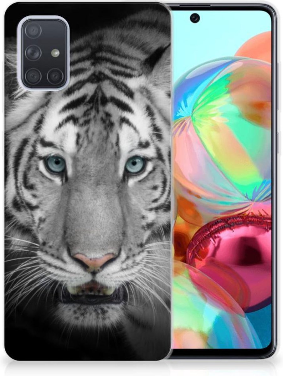 Samsung Galaxy A71 TPU Hoesje Tijger