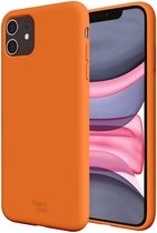 HappyCase Apple iPhone 11 Hoesje Siliconen Back Cover Papaya