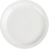 Olympia Whiteware borden met smalle rand | 25 Ø cm | 12 Stuks